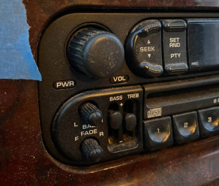 Dodge Ram Volume Knob Not Working