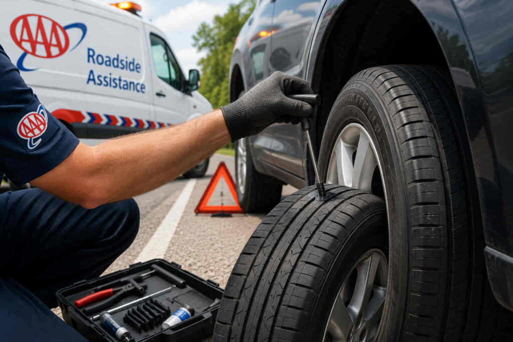 Does AAA Patch Tires for Free