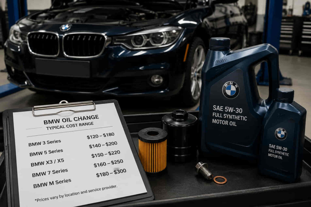How Much for an Oil Change on a BMW