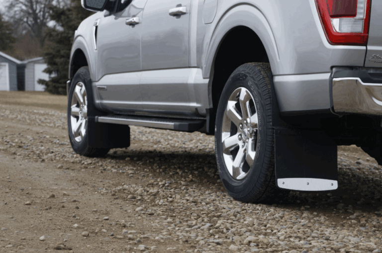 How high should mud flaps be off the ground