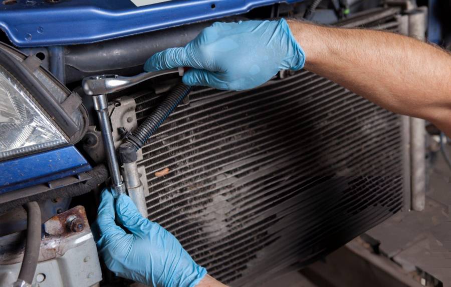 How to Fix a Clogged AC Condenser in Car