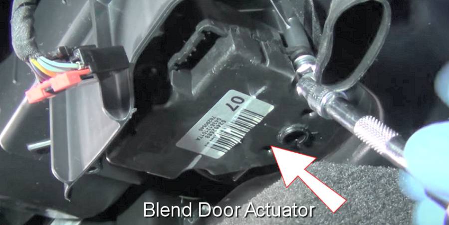 How to Install Blend Door Actuator