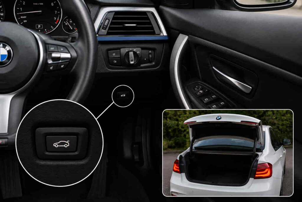 How to Open BMW Boot From Inside