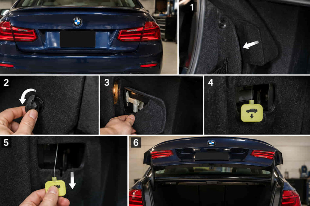 How to Open BMW Trunk With Battery Disconnected