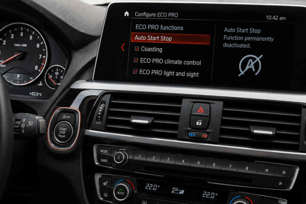 How to Permanently Turn Off BMW Auto Start Stop