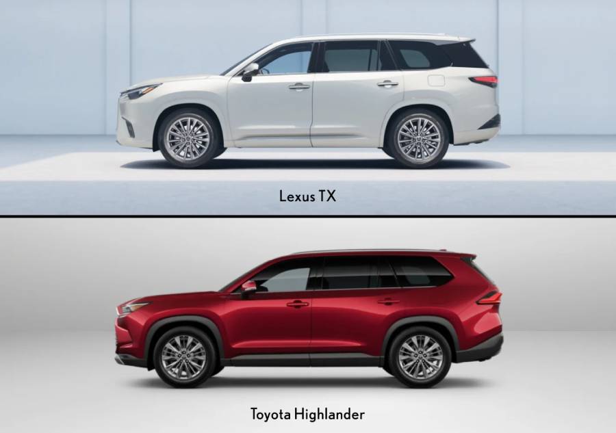 Lexus TX vs Grand Highlander