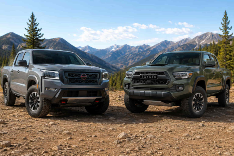 Nissan Frontier vs Toyota Tacoma