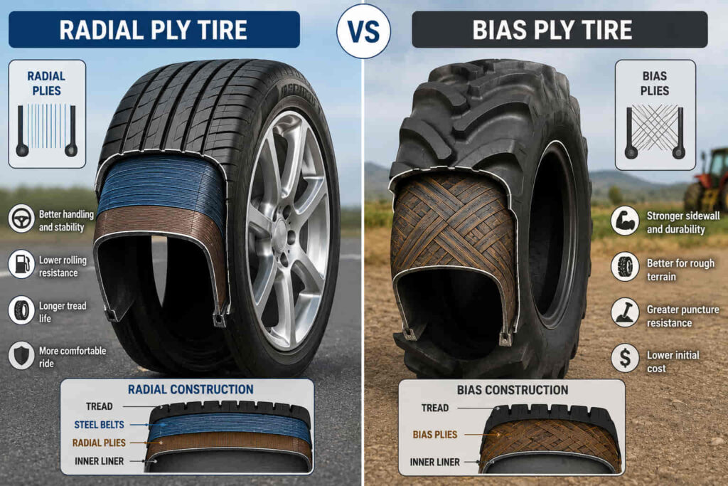 Radial Ply vs Bias Ply Tires