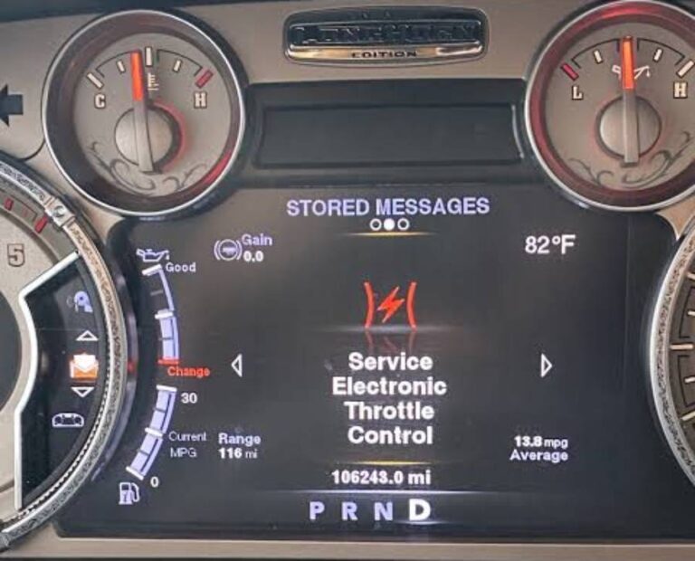 Ram 1500 Service Electronic Throttle Control1
