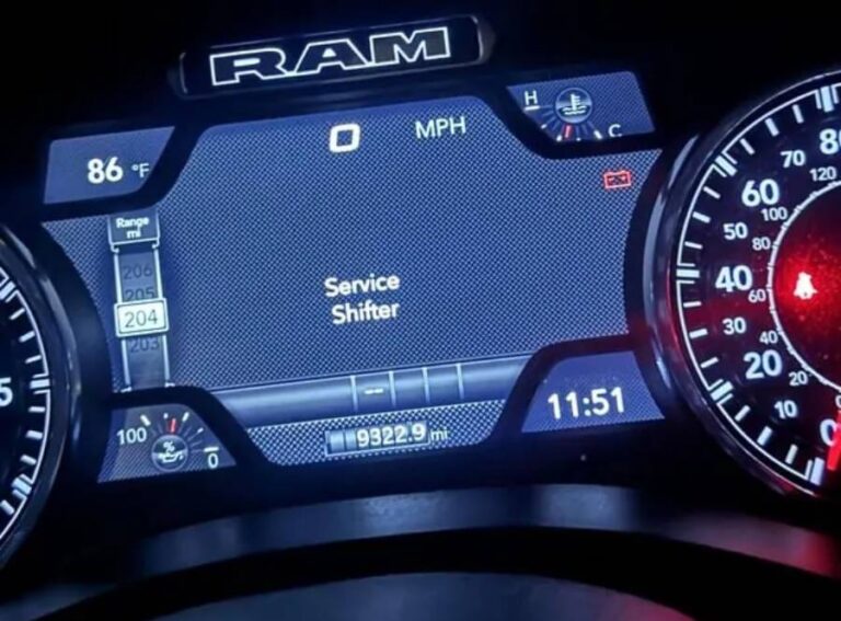 Ram 1500 Service Shifter Warning1