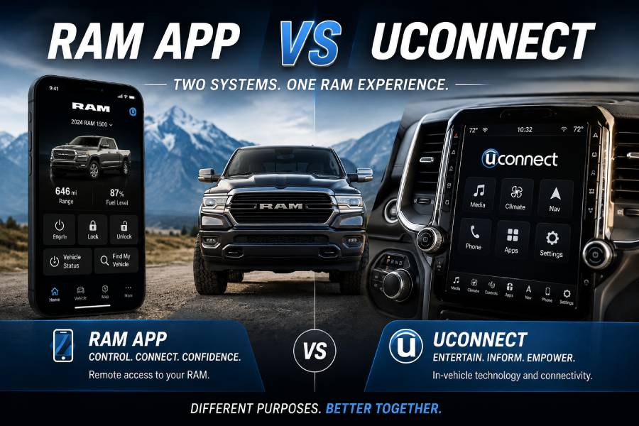 Ram App vs Uconnect