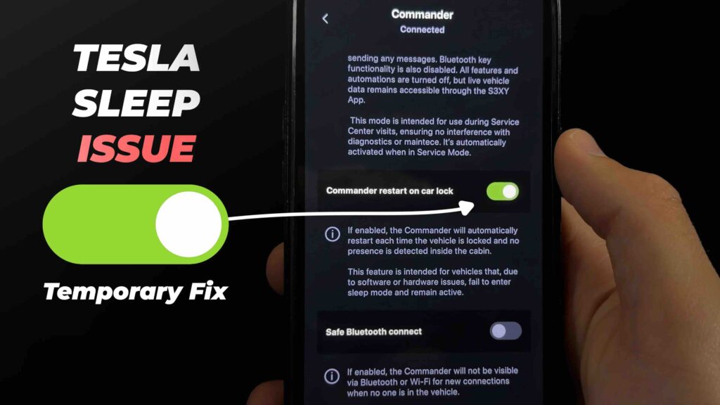 Tesla Not Entering Sleep Mode