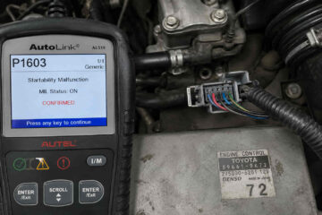 Toyota P1603 Code: Meaning, Causes, Symptoms & Fixes