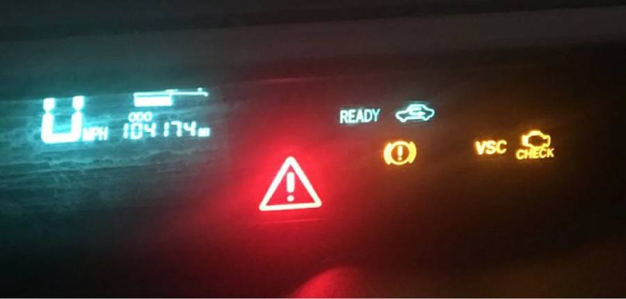 Toyota Prius Red Triangle