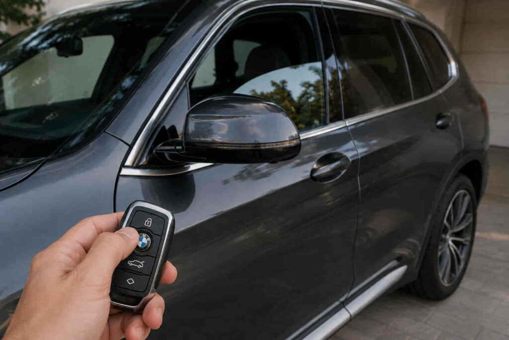 bmw mirrors not folding when locking