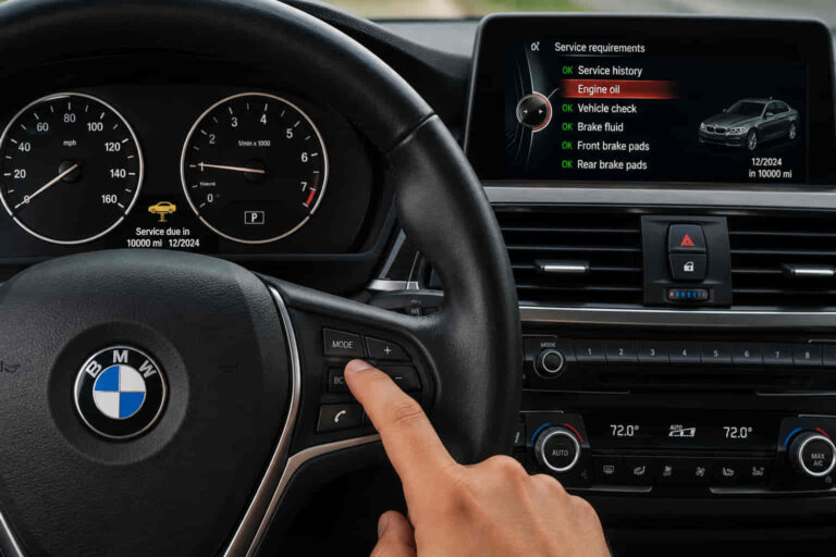 bmw service light reset