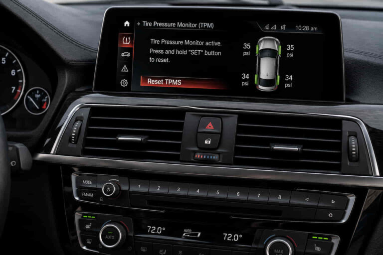 bmw tire pressure reset