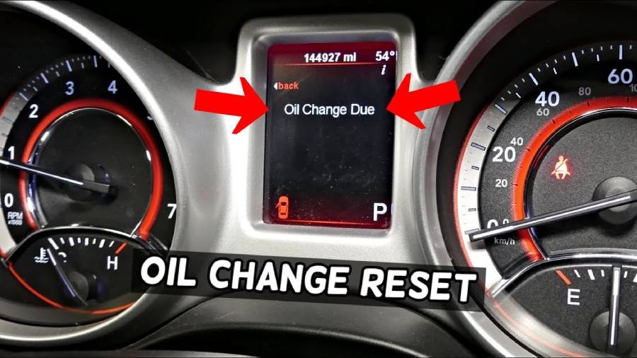 dodge journey oil reset