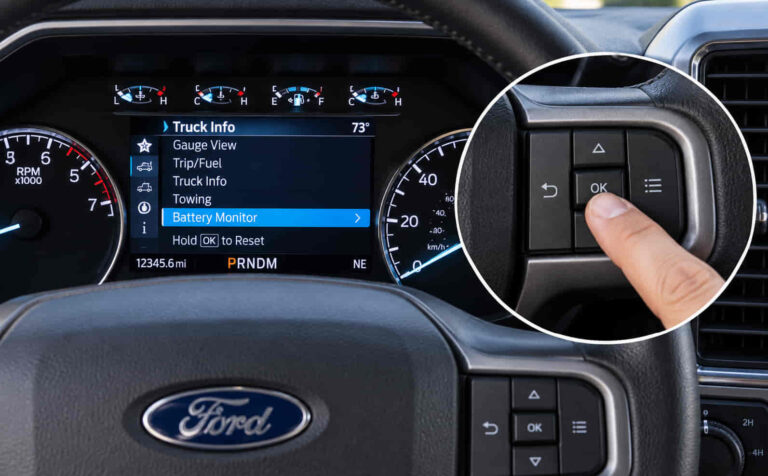 Ford F150 Battery Monitor Reset