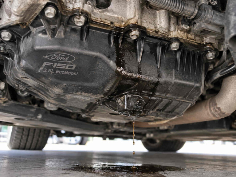Ford F150 Plastic Oil Pan Leak