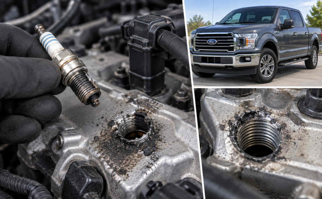 Ford F150 Spark Plug Blowout