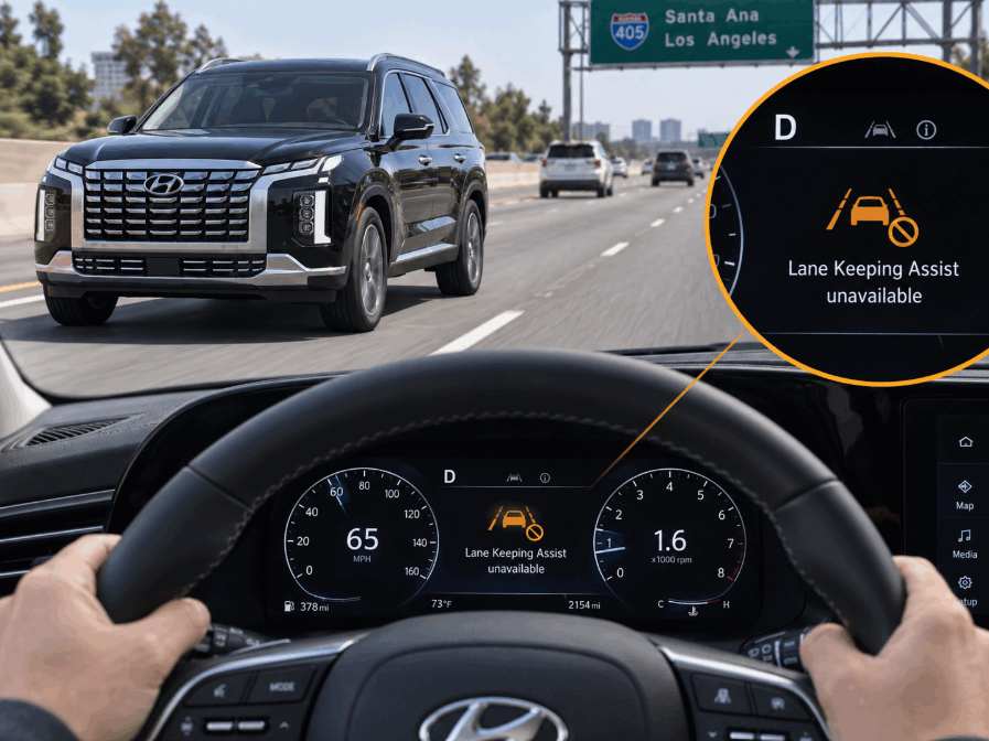 Hyundai Palisade Lane Assist Not Working