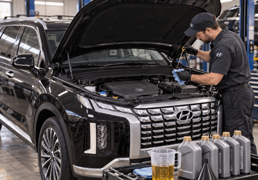 Hyundai Palisade Oil Capacity