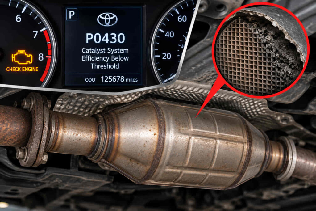 Toyota P0430