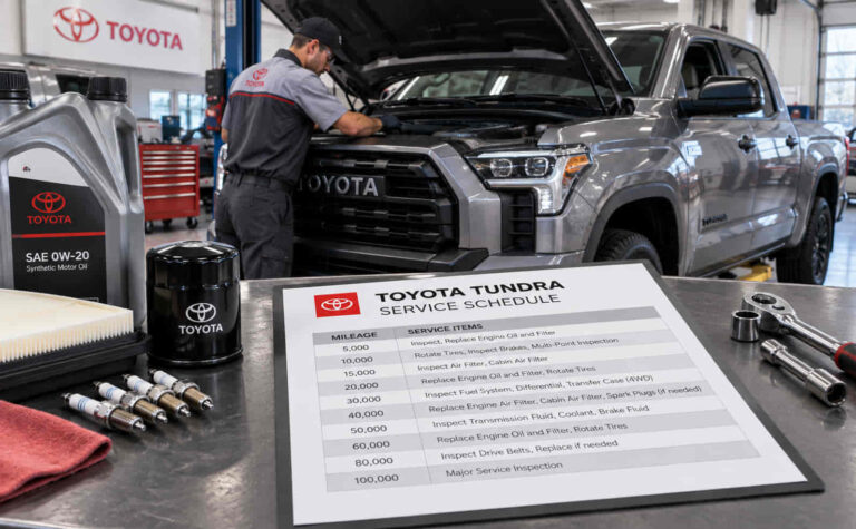 Toyota Tundra Service Schedule