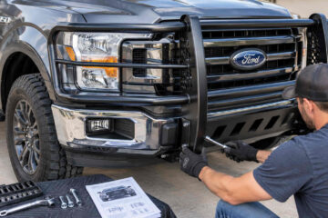 How to Install a Brush Guard on a Ford F-150