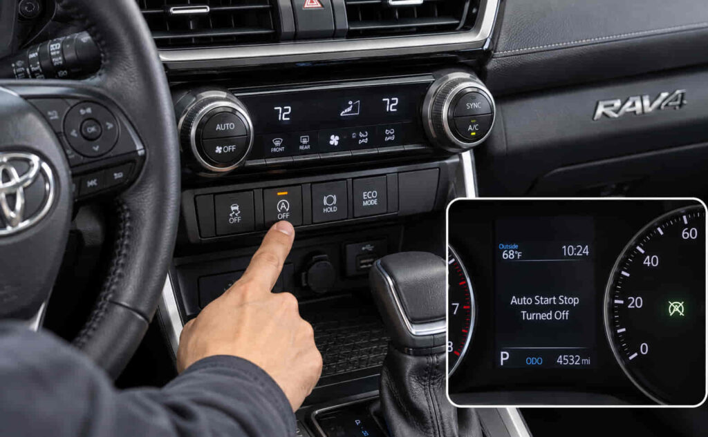 rav4 auto start stop disable
