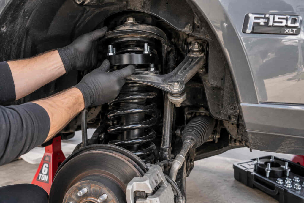 Ford F150 Leveling Spacer Installation