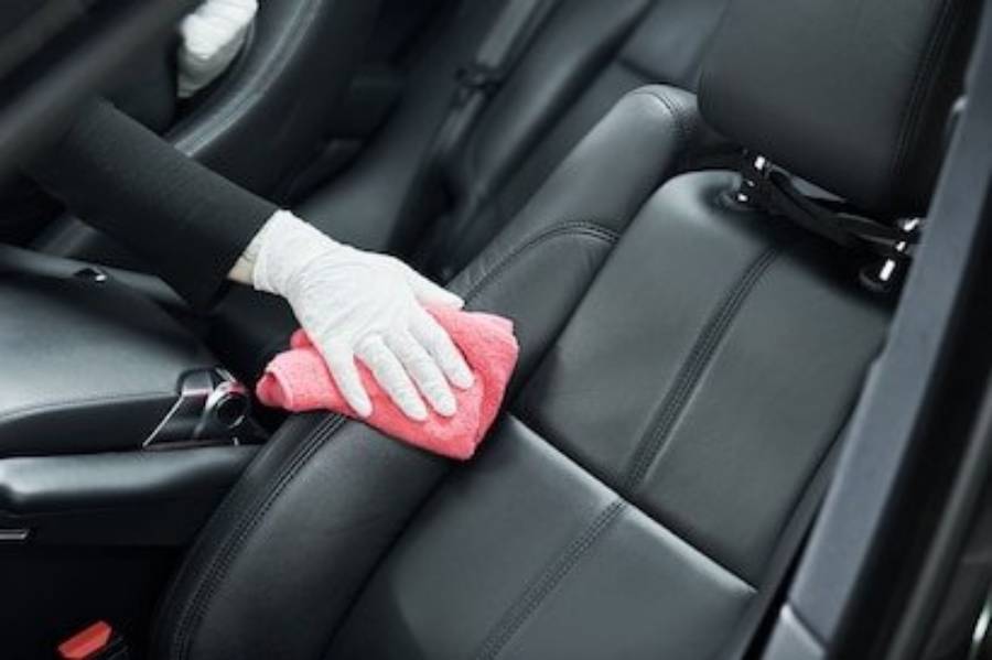 how to clean leather seats in car